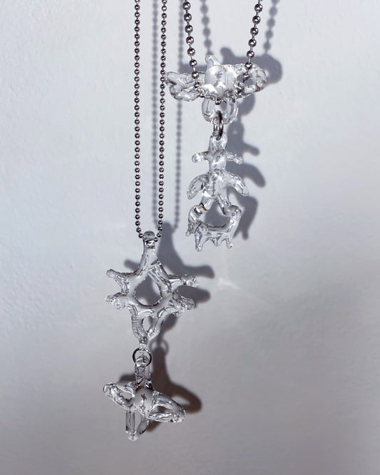 L Necklace Symbols by Pia Glassworks