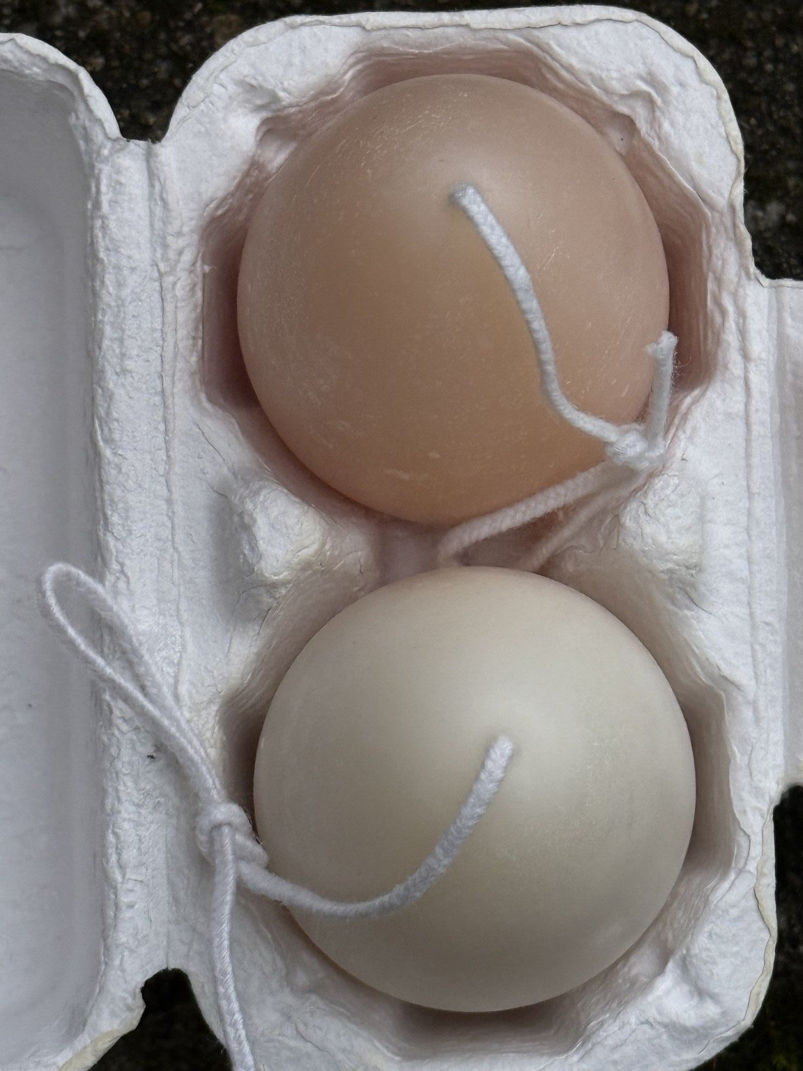 Scented Egg Candle