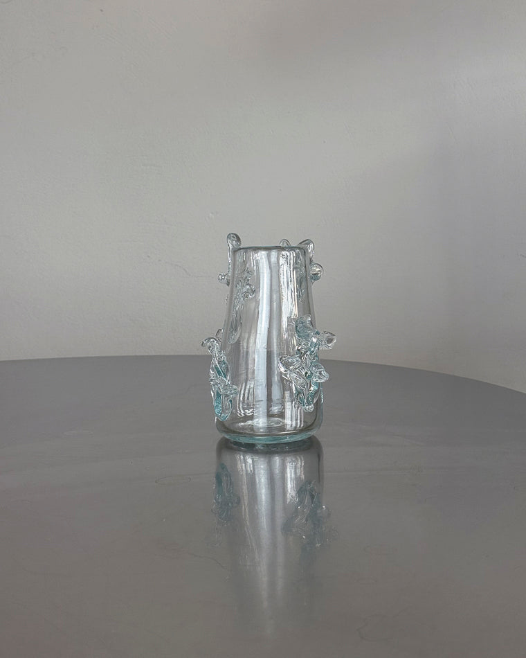 Handblown Glass Vase (15H)