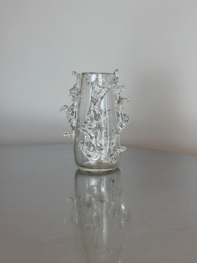 Handblown Glass Vase (21H)