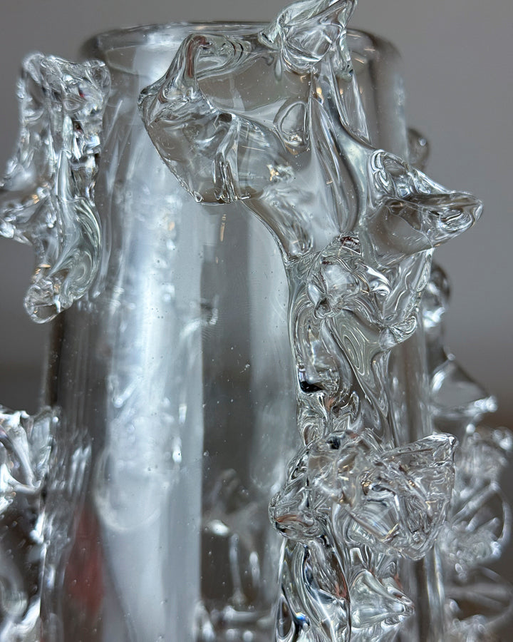 Handblown Glass Vase (21H)