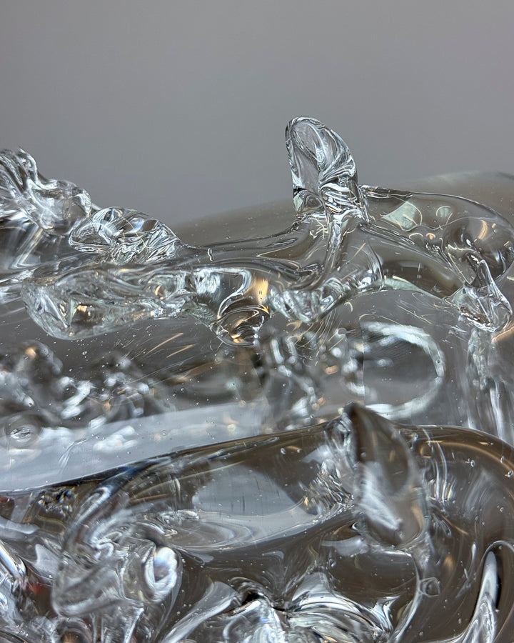 Handblown Glass Vase (21H)