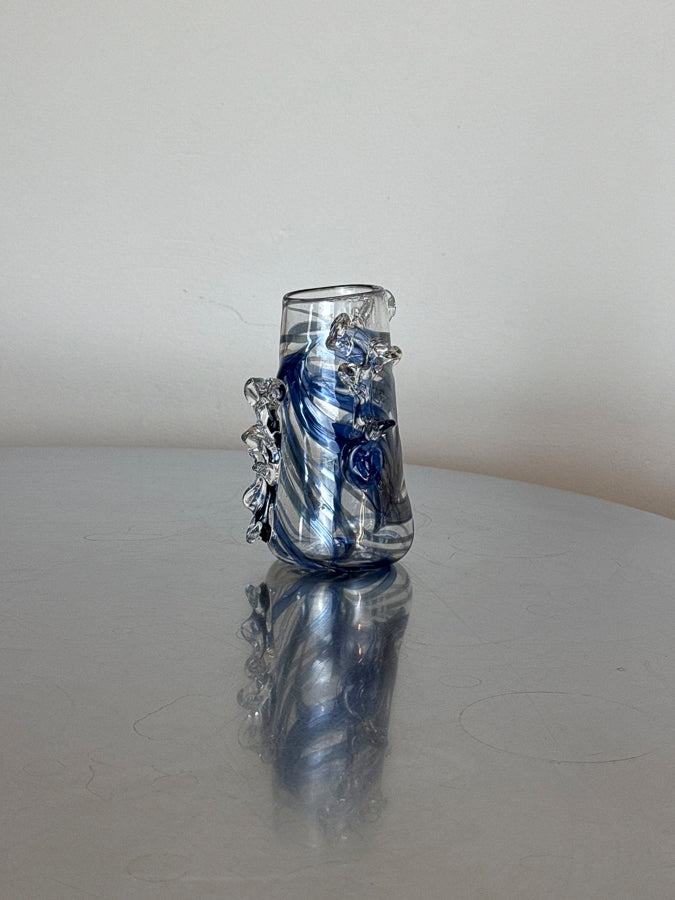 Handblown Glass Vase (16H)