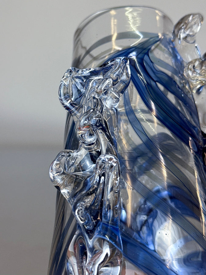 Handblown Glass Vase (16H)