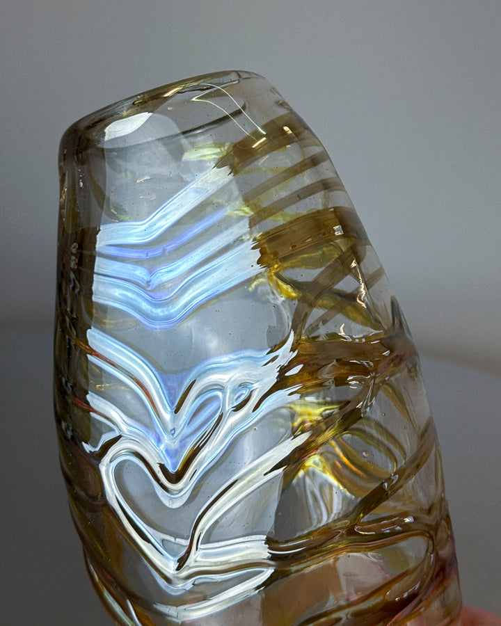 Handblown Glass Vase (20H)