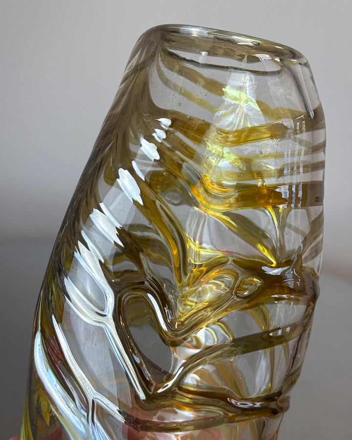 Handblown Glass Vase (20H)