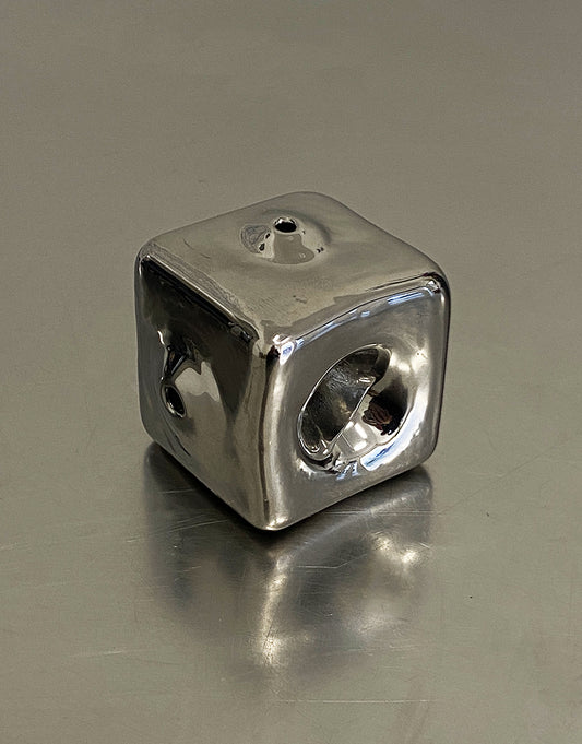 Chrome Cube Pipe