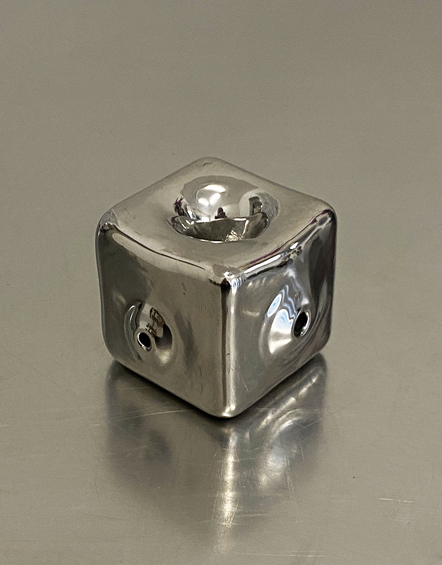 Chrome Cube Pipe