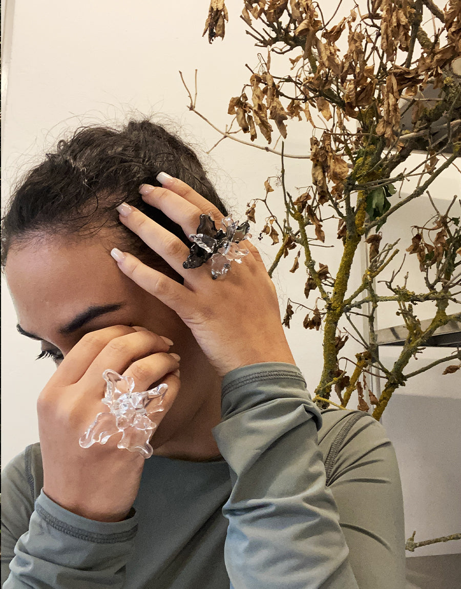 Mutant Flower Rings