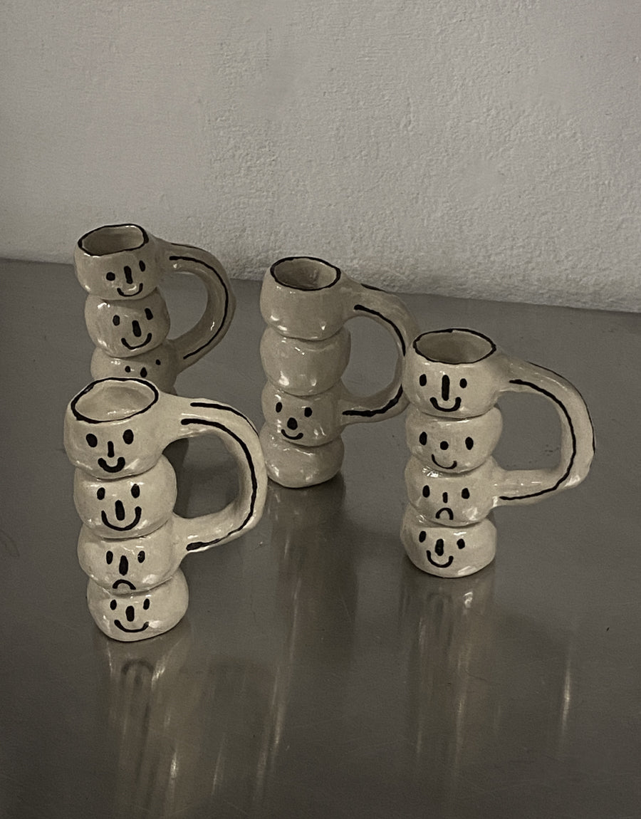 Happy Sad Candleholders