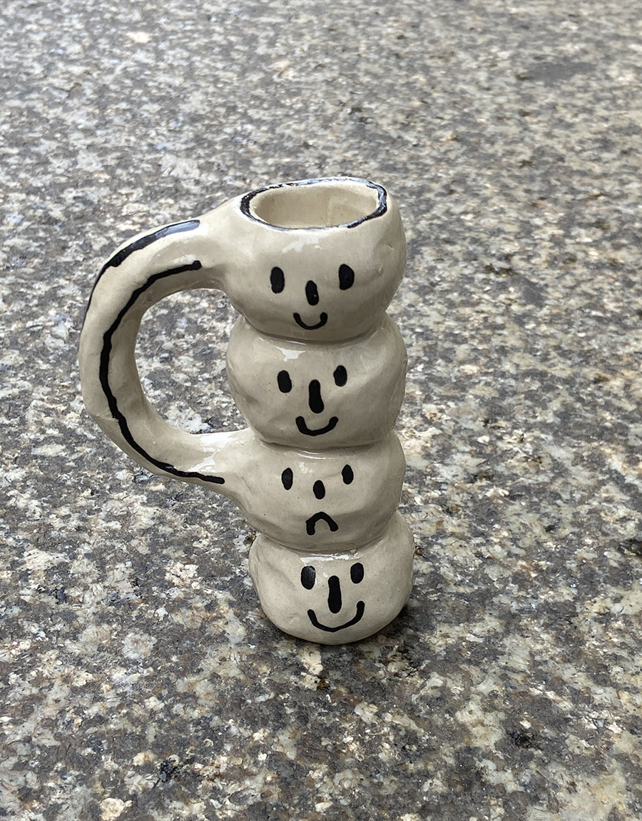 Happy Sad Candleholders