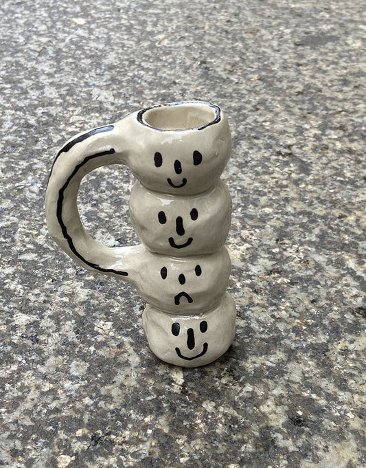 Happy Sad Candleholders